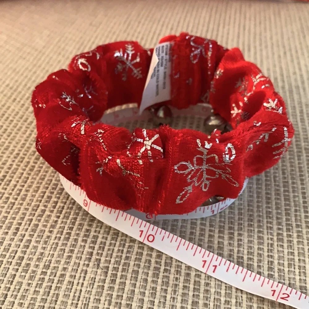 Small Dog or Cat Collar, red, size xs/sm